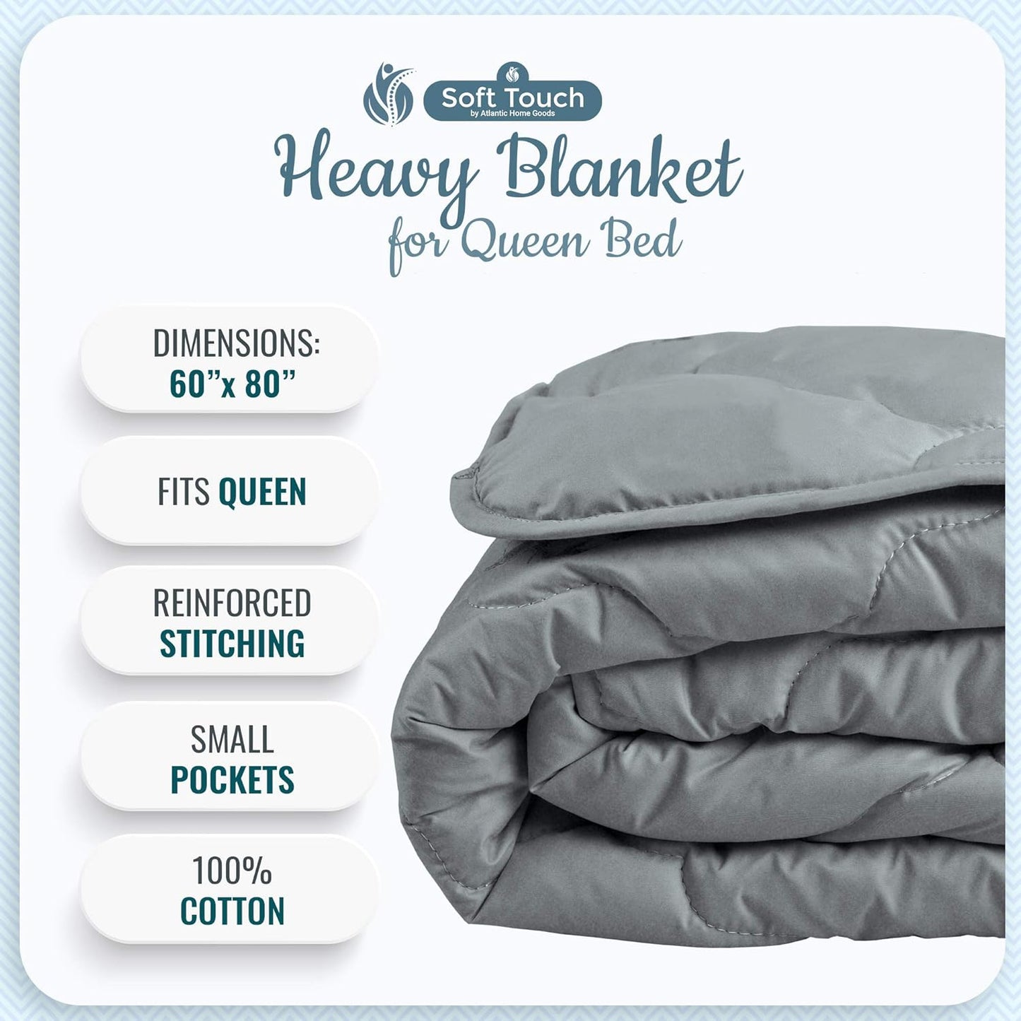 CalmNest™ Weighted Comfort Blanket